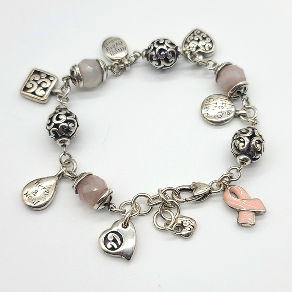 Brighton "Enjoy Every Moment" Go Red Campaign for Cancer Awareness bracelet 🩷 - Picture 4 of 11